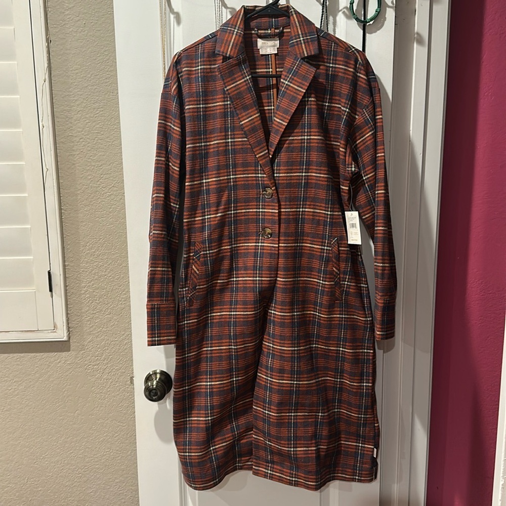 Brixton Zapata flannel trench